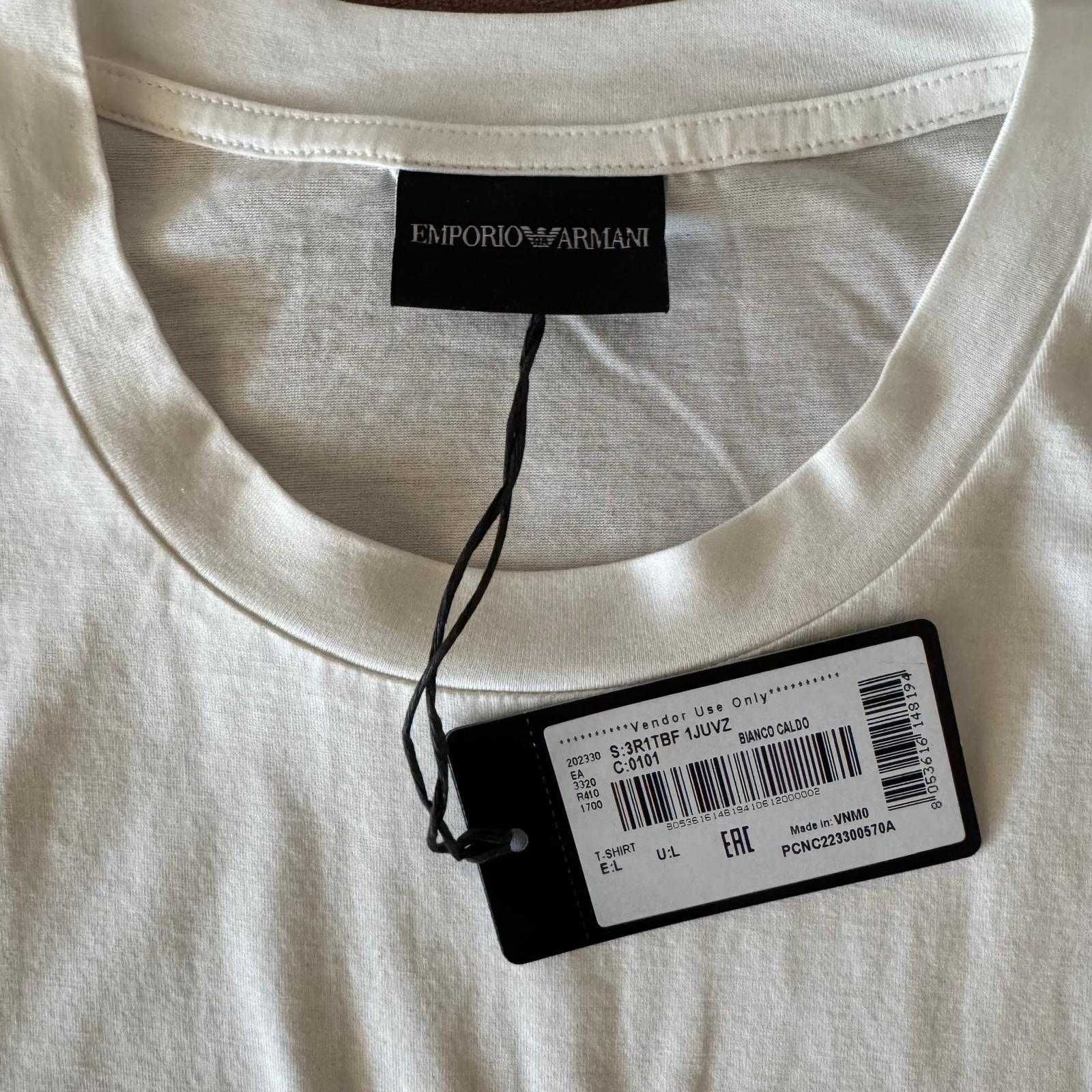 Тениска Emporio Armani Бяла
