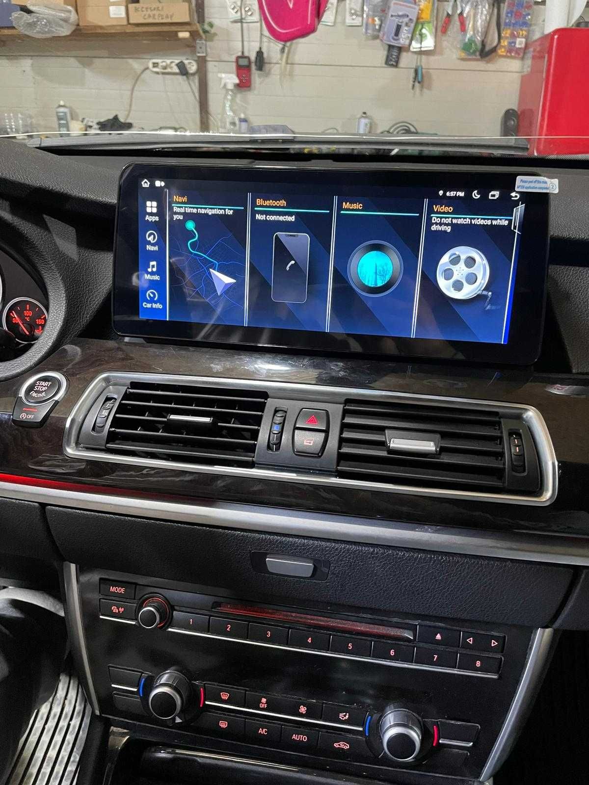 Navigatie Android BMW Seria 5 F07 Carplay Android Auto + Camera