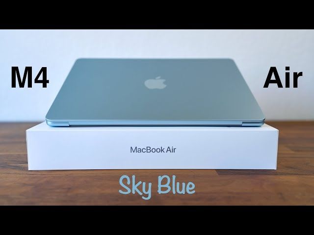 MacBook air M4 15 Sky blue 16/256 из США новый запечатенный