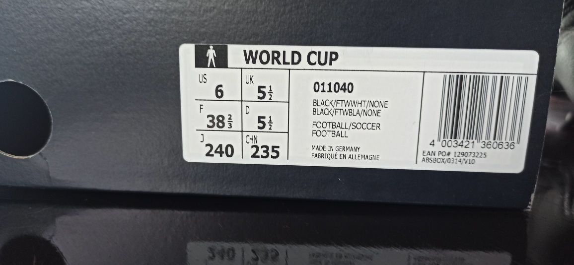 Футболни обувки/бутонки/Adidas /uk 5.1/2/eu 38.2/3