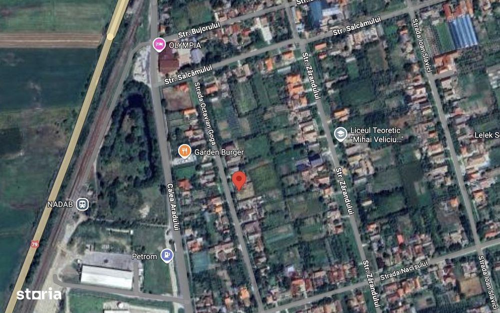 Teren de vânzare în Nadăb, 1.438 mp | Utilități complete | Comision 0%