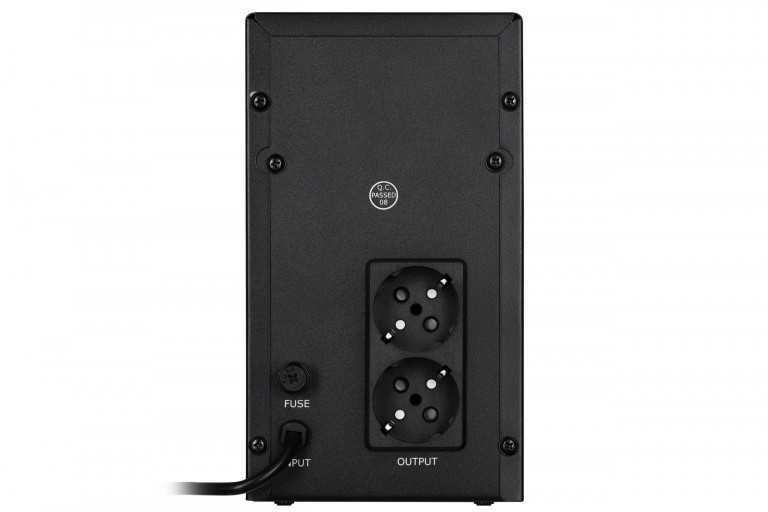 Источник бесперебойного питания 2E ED2000, 2000VA/1200W, LED, 2xSchuko