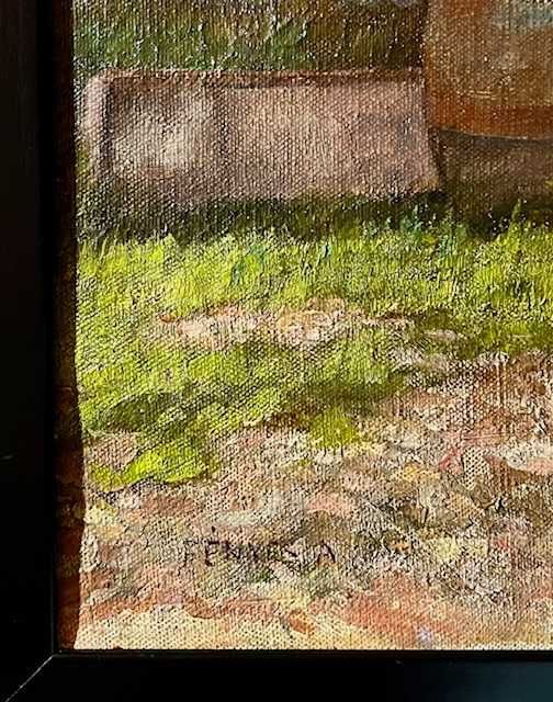 Tablou F Foarte vechi, semnat FENYES ADOLF (1867–1945), ul/pz, 80x60cm