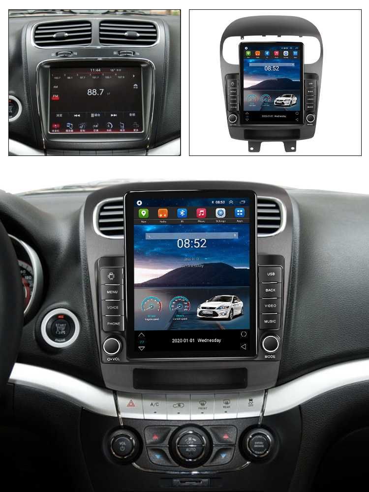 Navigatie Dodge Journey 2011-2020,Tesla Style, Android, 2+32GB ROM,10"