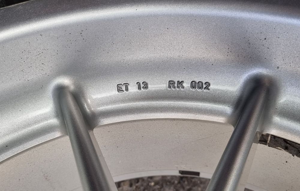 Jante bmw 5x120 bbs rk 002 r18" ultrausoare 8 kg bucata 8.5 et 13