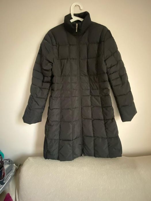 Черна дамска зимна  пухинка