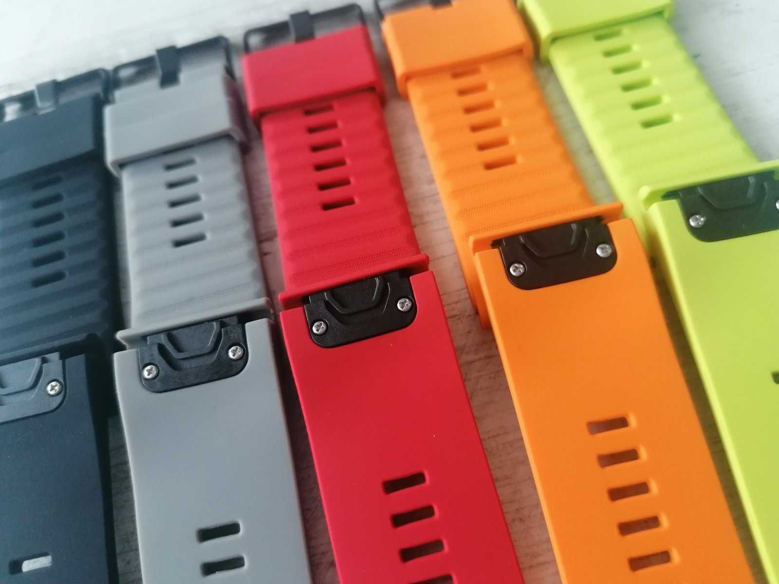 Силиконова каишка за Garmin Fenix 8 51 mm/7X 6X 5X /3 HR 26mm QuickFit