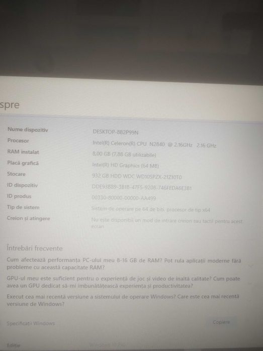 Laptop Lenevo stare buna