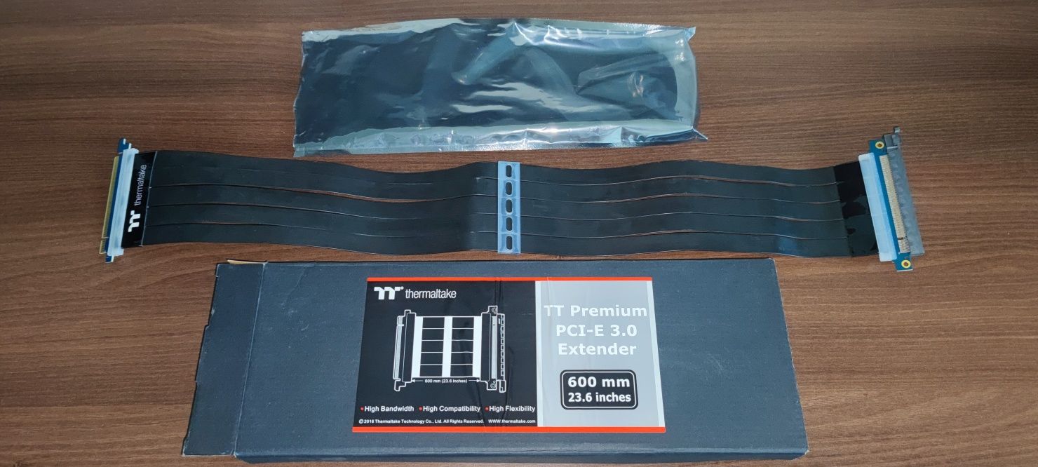 Thermaltake TT Premium PCI-E 3.0 Extender 60cm pt placa video RTX GTX