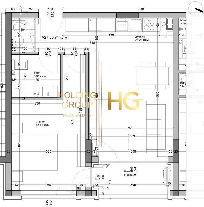 Продава се Двустаен апартамент в Варна, Аспарухово - 71 кв.м за 1233 €/кв.м - Снимка #1