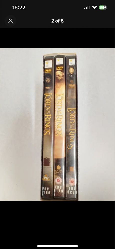 DVD Lord of the rings