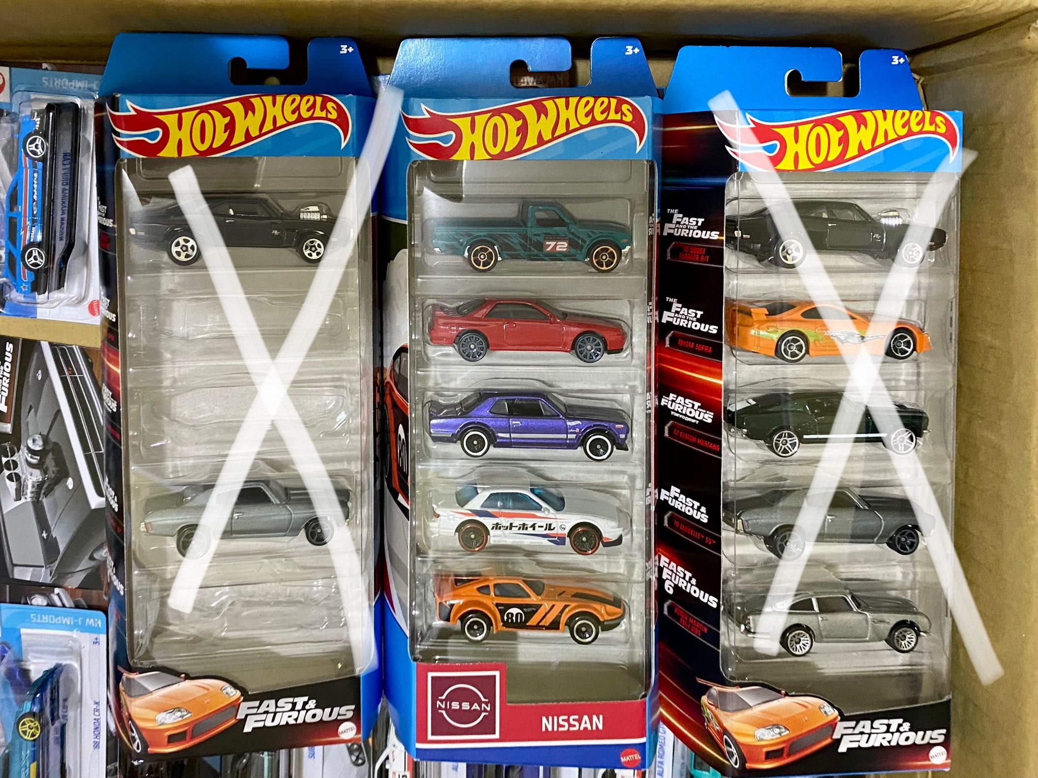 Hot Wheels колички / Fast and furious edition