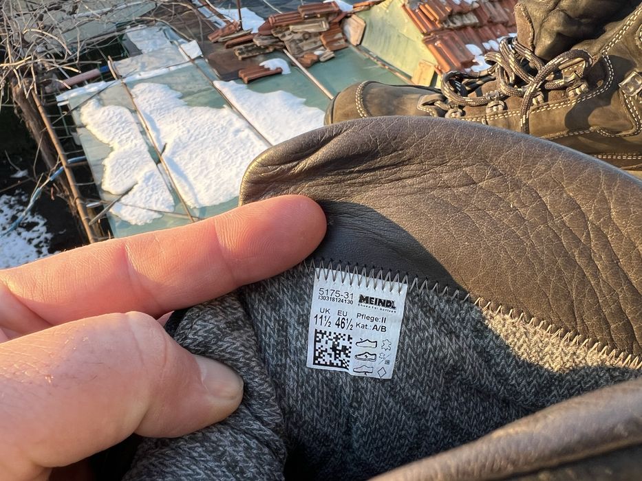 Meindl Gore-Tex 46 1/2