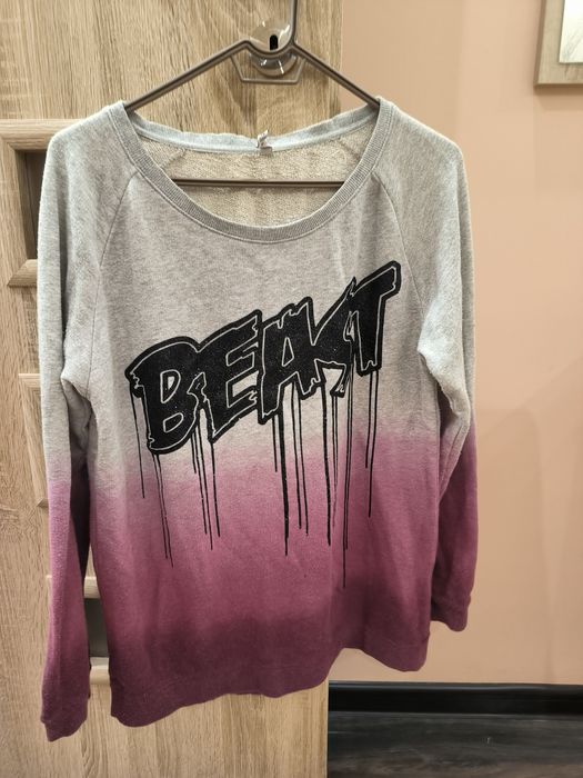 Дълга блуза с надпис