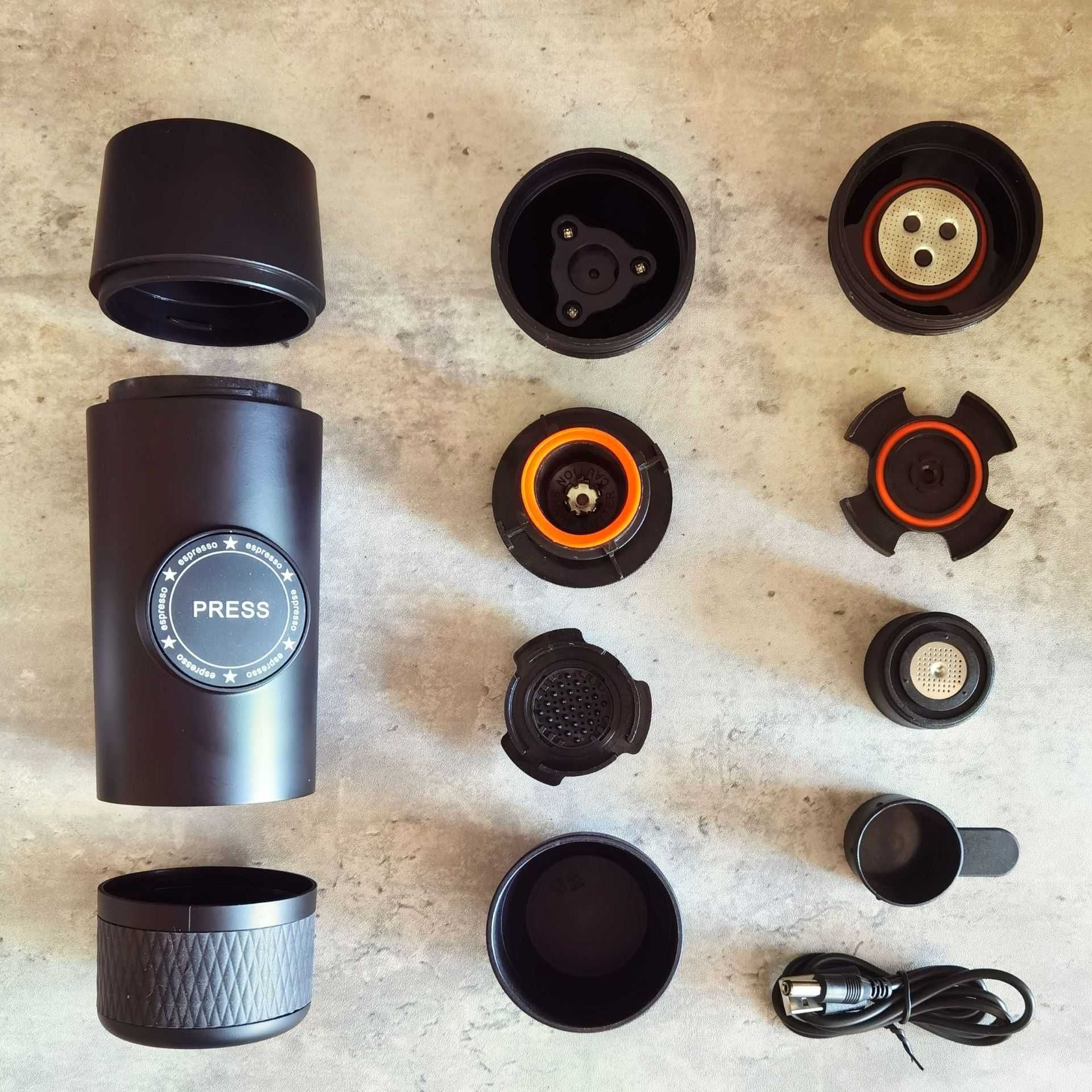 Espressor Portabil, Ergonomic, Cafea sau Capsula Nespresso