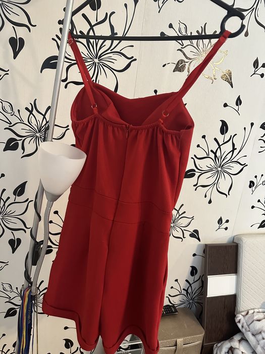 Salopeta roșie elegantă - XS / S