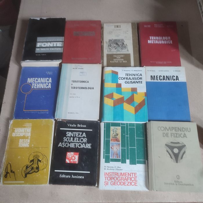 Cărți tehnice, de construcții, dicționare etc