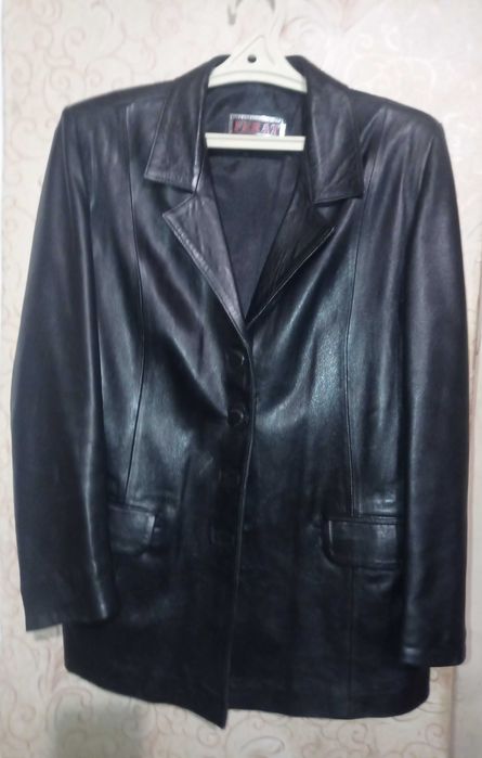 Кожаный пиджак турецкий натуральная кожа Новый