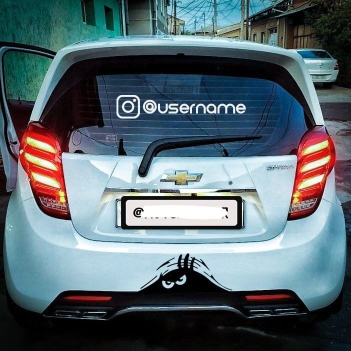 Avtomabilingiz uchun stikerlar(reklama logo, instagram nom, tuning)