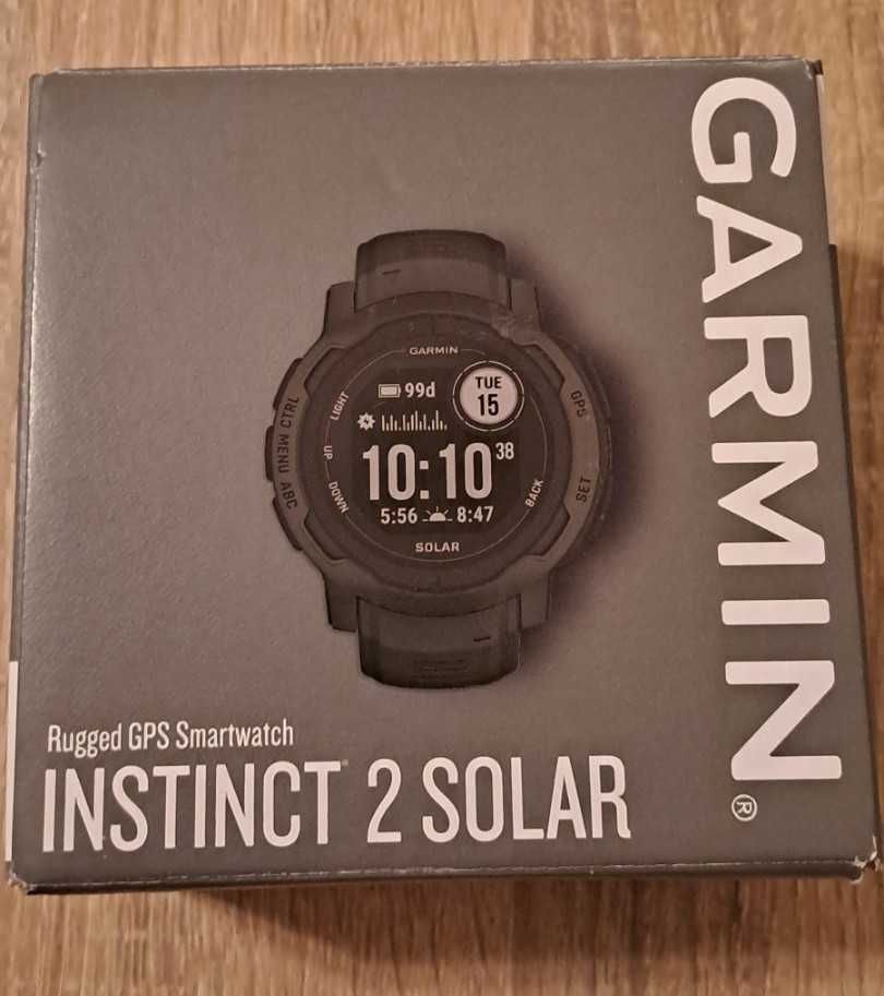 Garmin Instinct 2 Solar, 45 mm, Silicone strap, Graphite