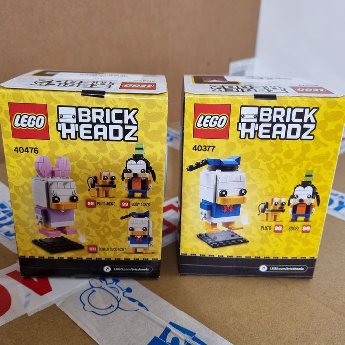 Lego Disney Brickheadz Donald și Daisy 40377 și 40476