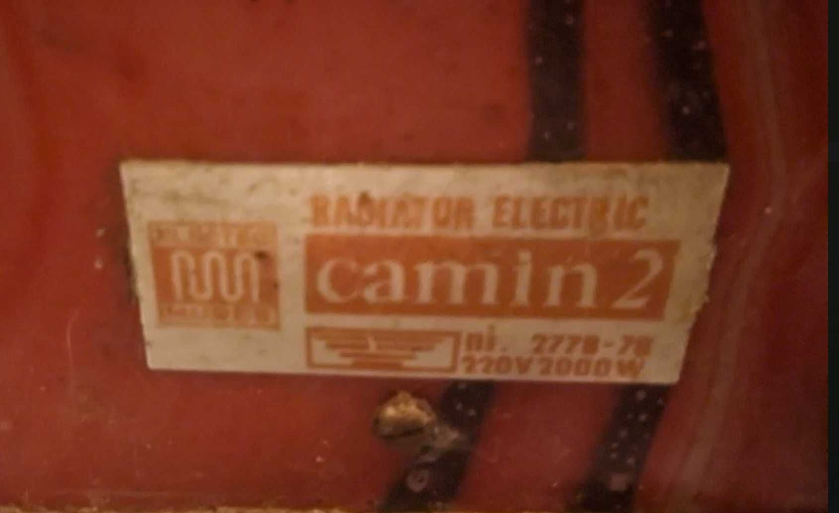 Radiator electric comunist tip semineu "Camin"