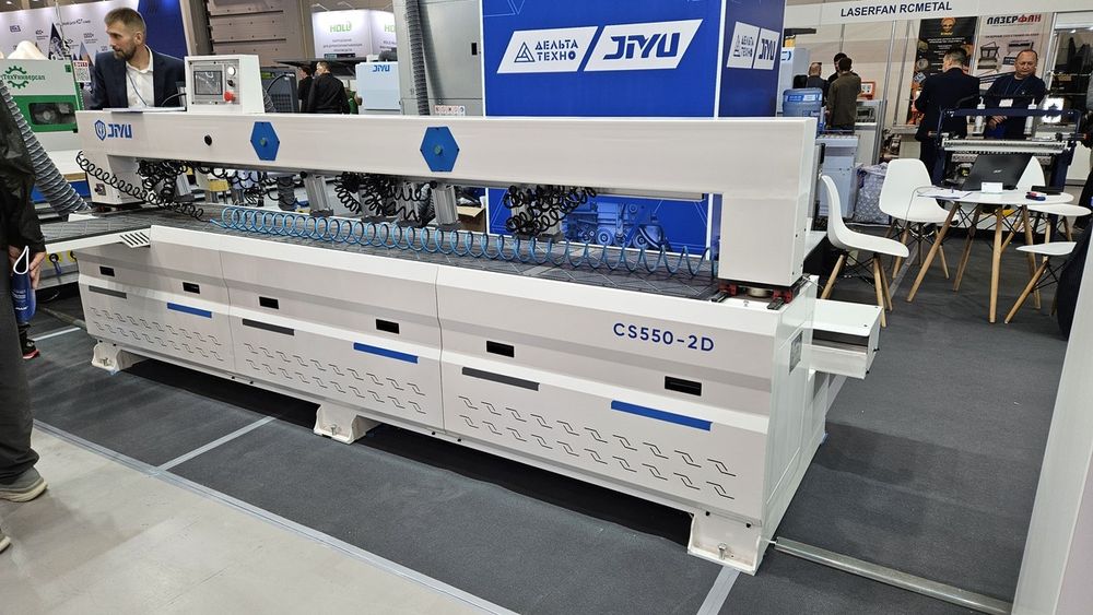Торцевой сверлильно-присадочный станок с ЧПУ JIYU CS-550-2D