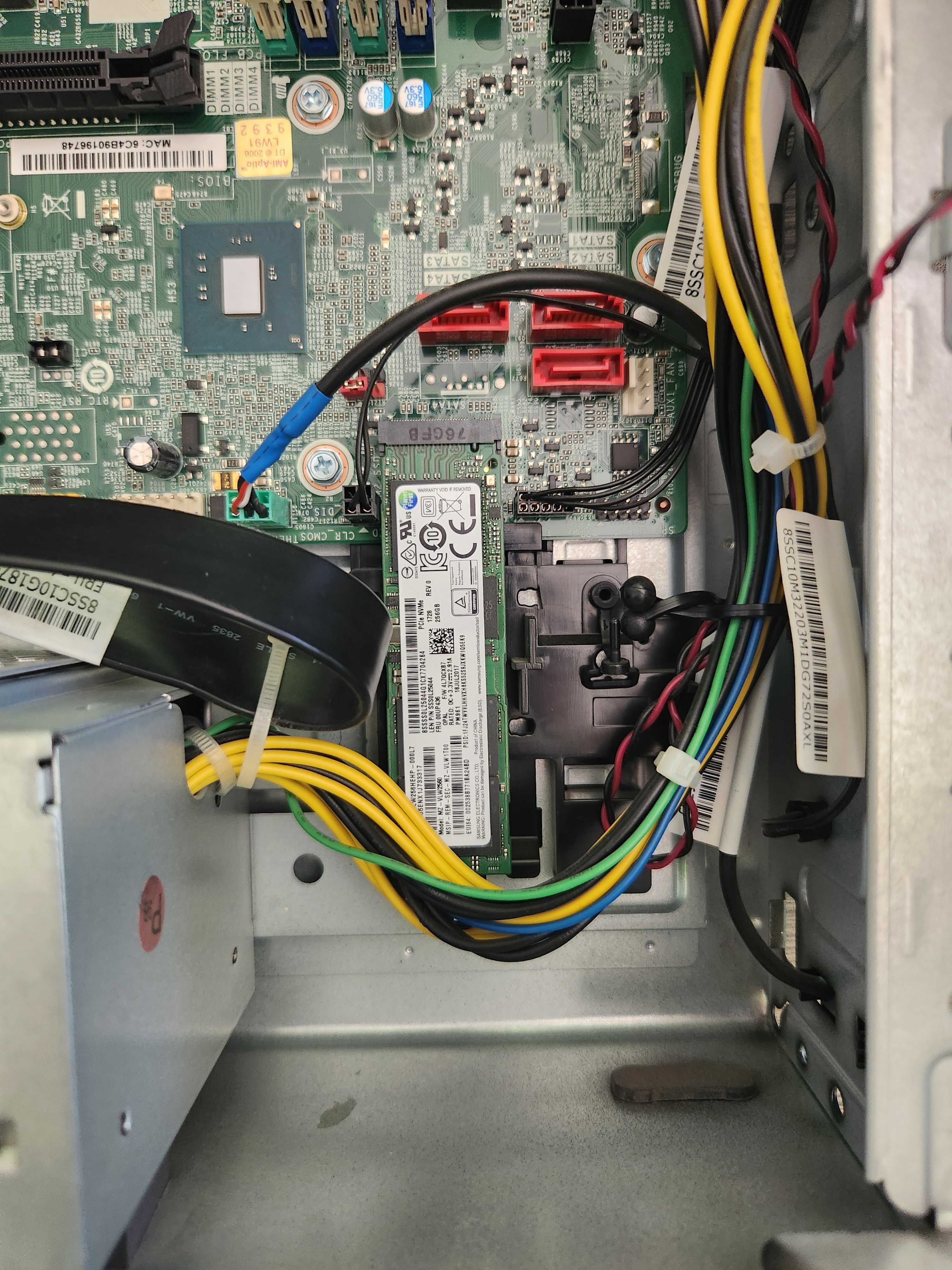 Марков компютър Lenovo M710t i3 6100 /8GB DDR4 /SSD 256 GB NVMe / 12м.