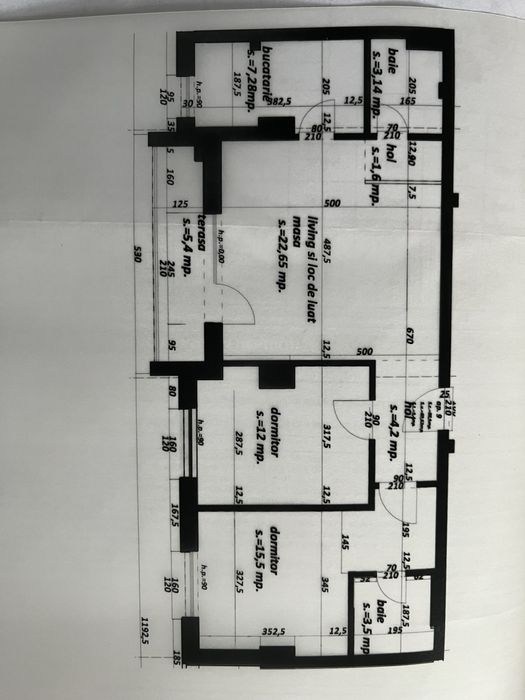 Apartemente 2 -3 cam de inchiriat Bucegi 12 ultracentral Ploiesti