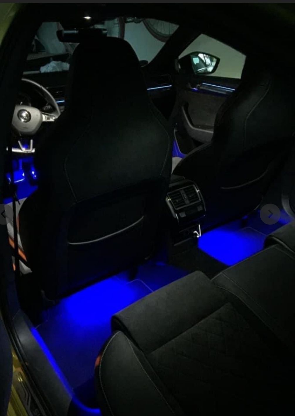 Цветни LED крушки за габарит,интериор,стопове