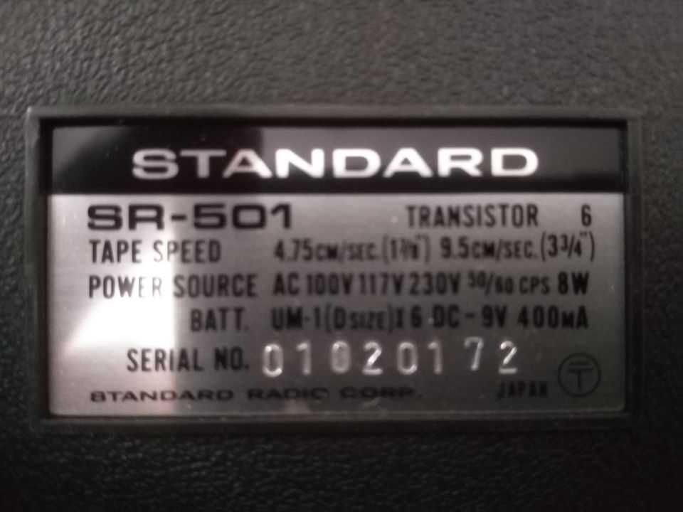Magnetofon Standard SR501