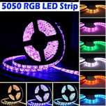 Намалено от 27 лв-Лед осветление RGB 5050 LED лента Лед лента 5м Диоди