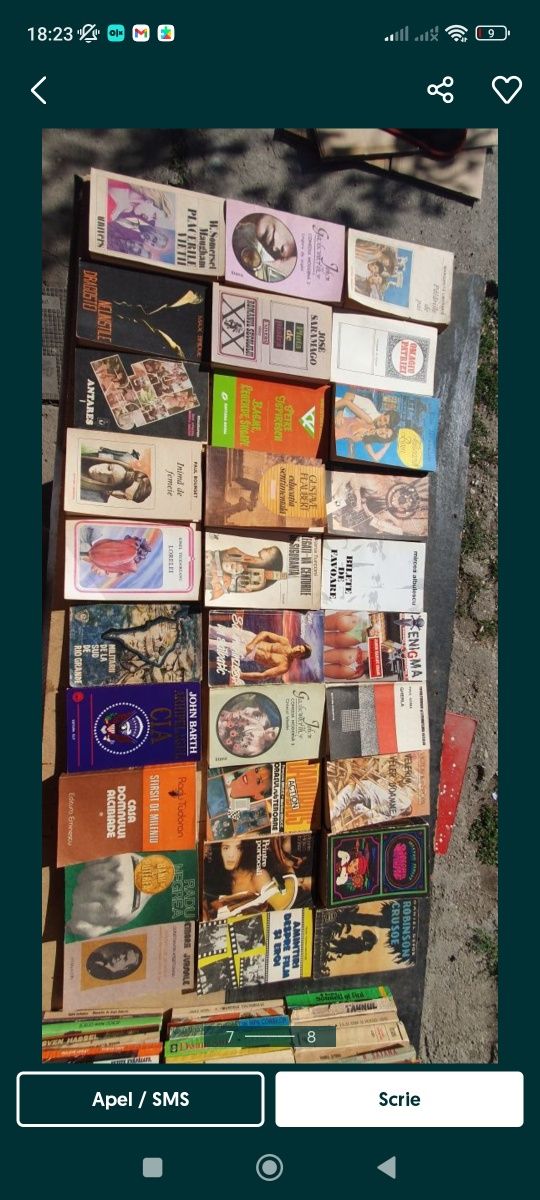 Cărți vechi , romane , volume