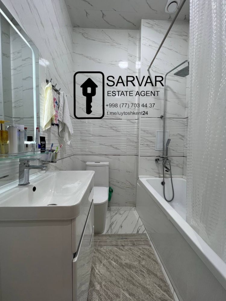 2-комнатная квартира в ЖК Fazo Residents, 2/7, 50 м², мебель, техника