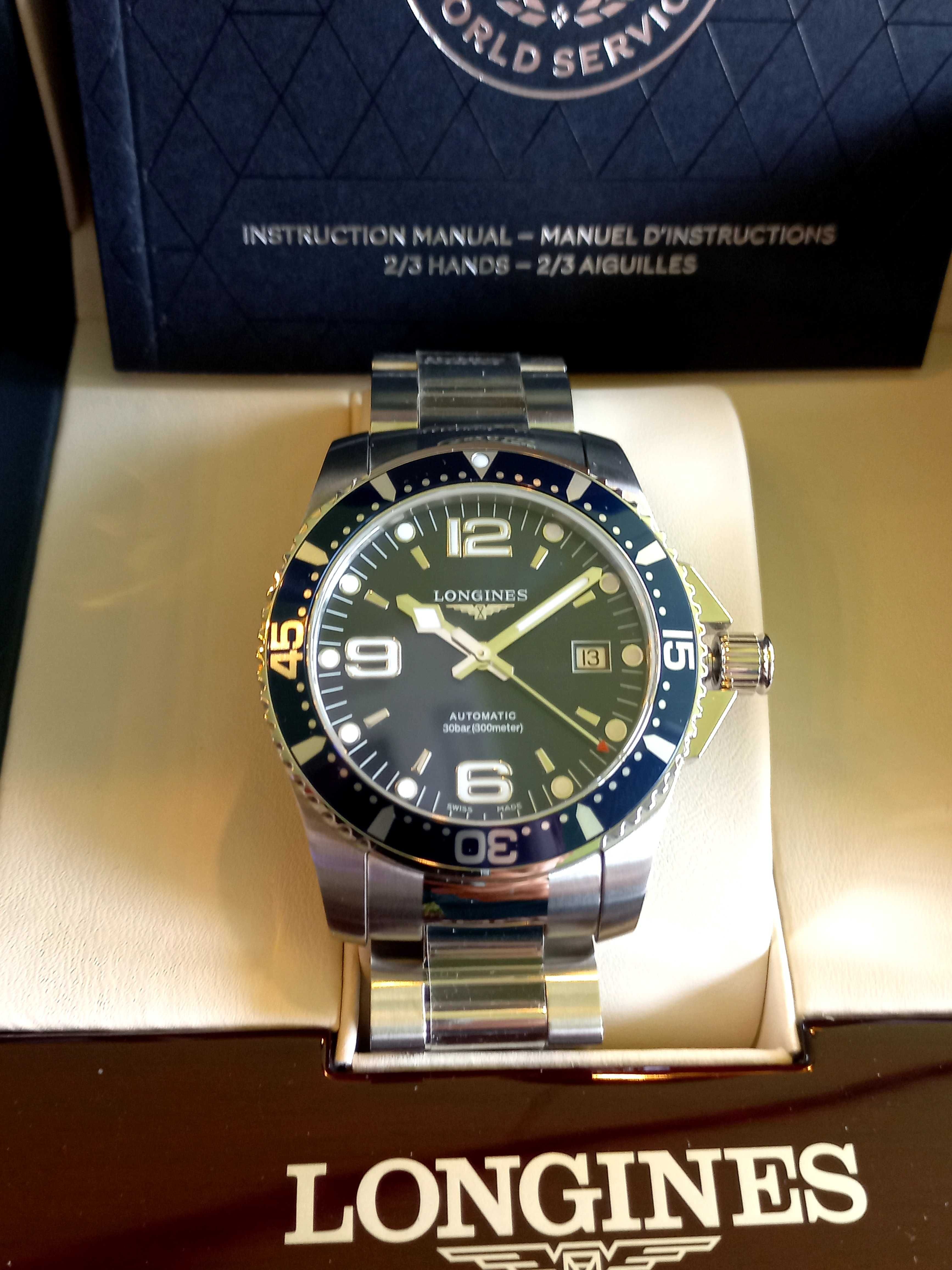 Longines HydroConquest Diver 300M Automatic NOU OLD STOCK 41 Mm