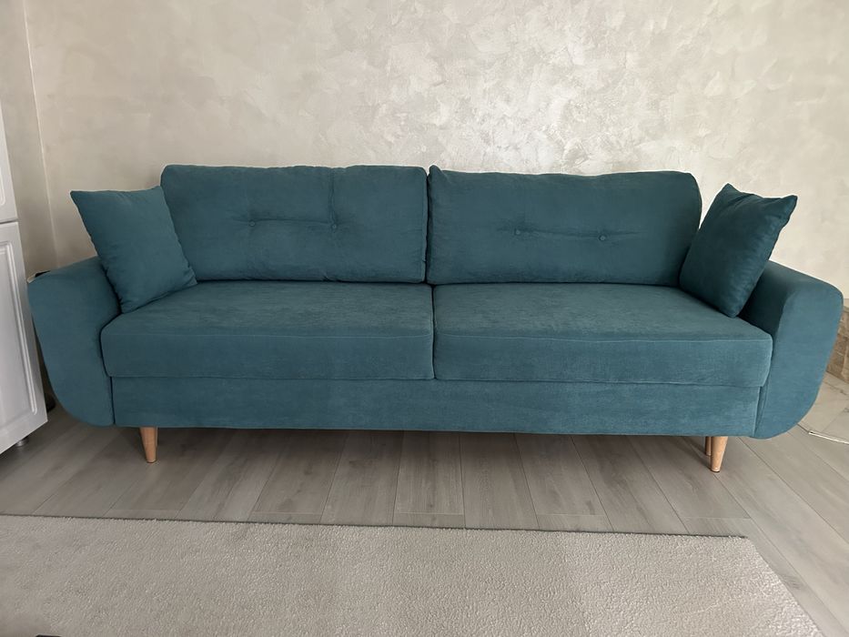 Canapea Extensibilă 3 locuri HELSINKI cu ladă depozitare – ca nouă