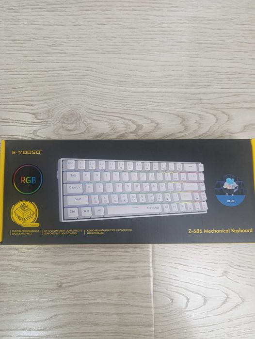 Механическая RGB клавиатура E-Yooso z-686