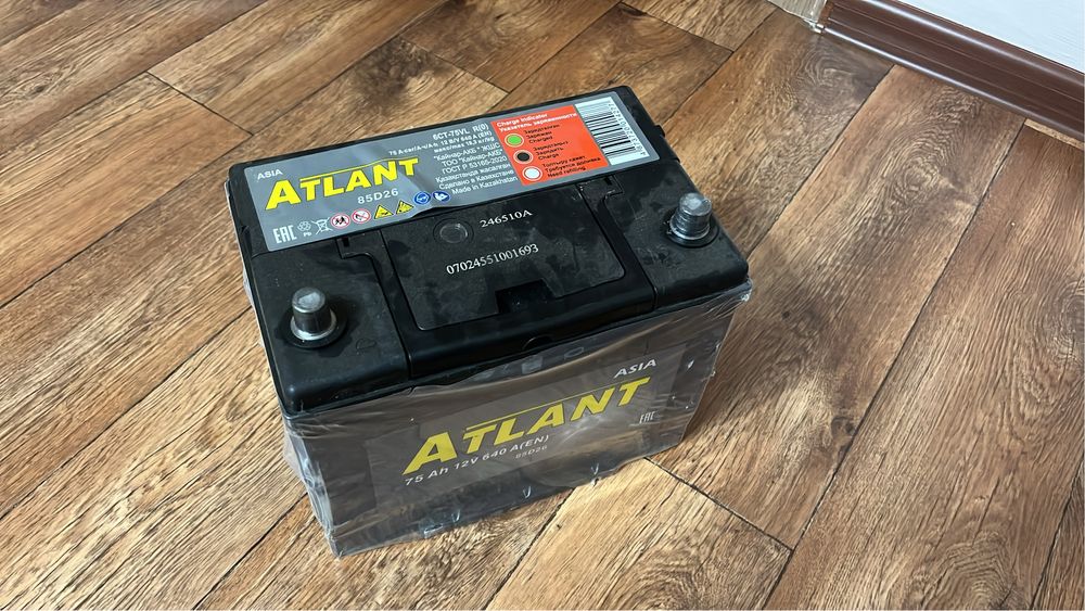 Аккумулятор Сыйымдылығы (Capacity): 75 Ah 	•	Кернеуі (Voltage): 12V