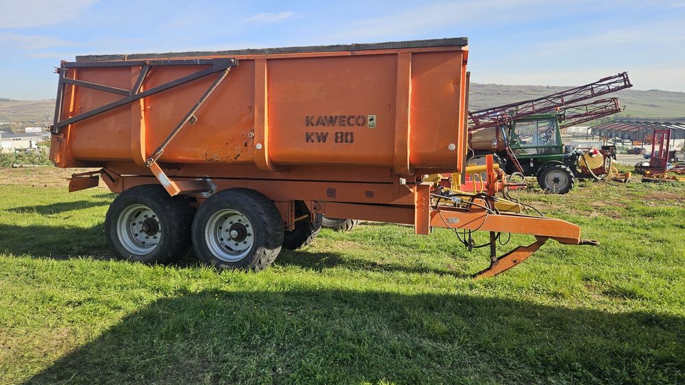 Remorca agricola 8 tone tandem frâne pe aer