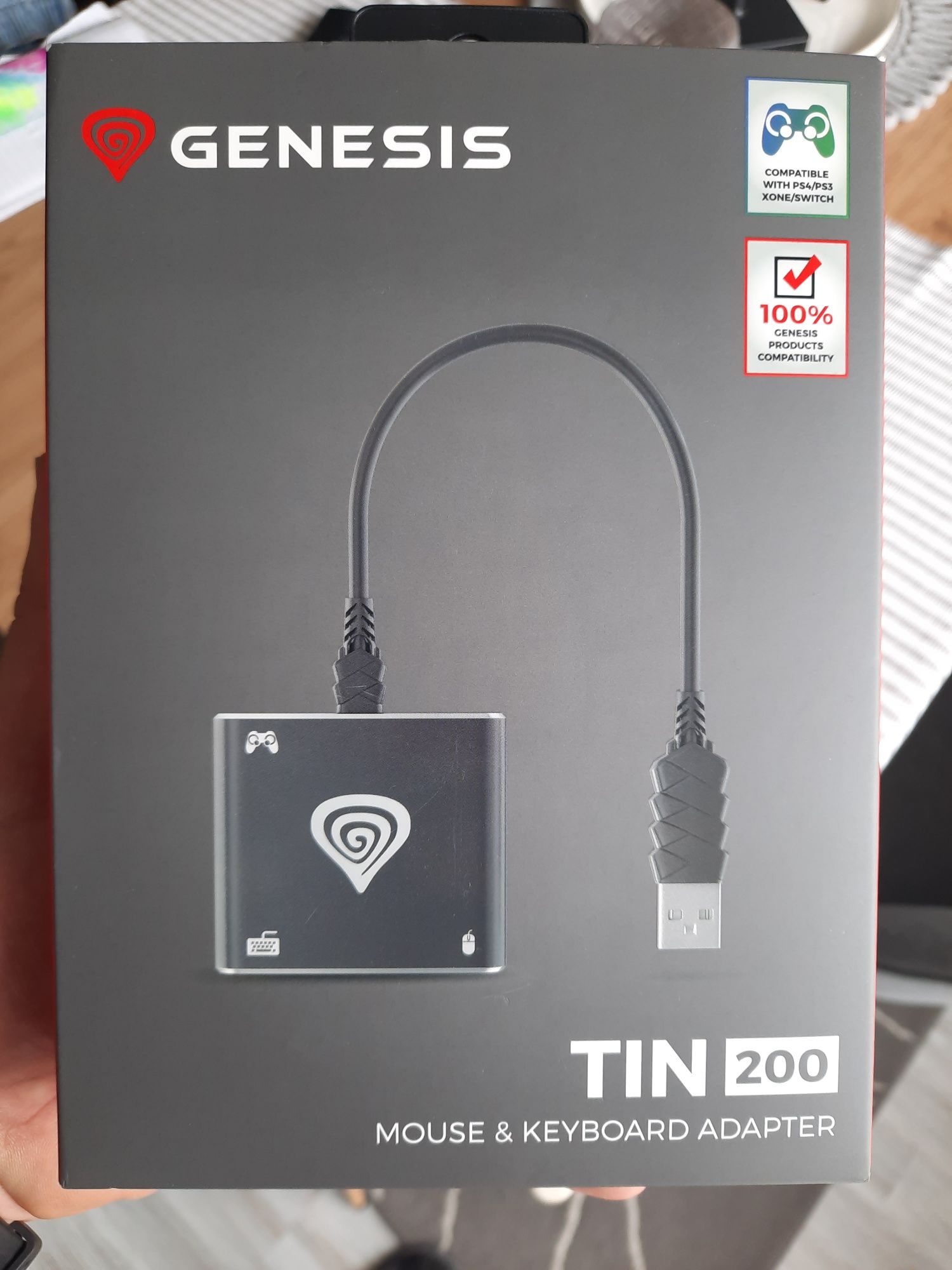 Адаптер за клавиатура и мишка Genesis Tin 200 (XONE, PS4, PS3, SWITCH)