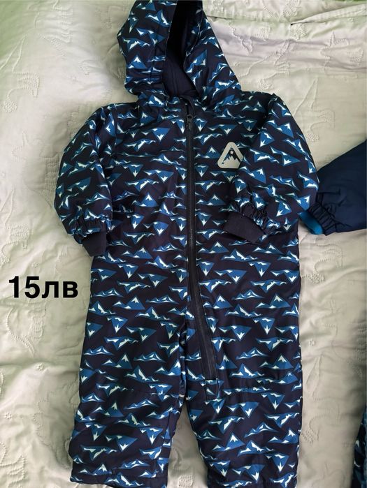 Космонавти и зимни якета за момче 86/98/104