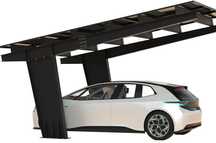 Carport fotovoltaic cu montaj solar garaje