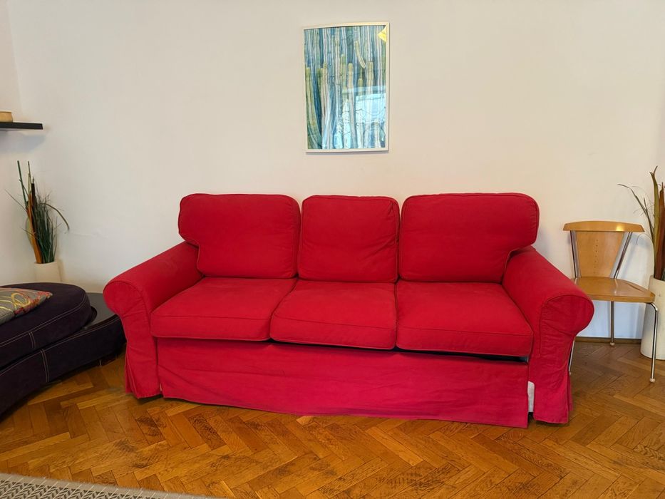 Canapele colț + extensibila IKEA