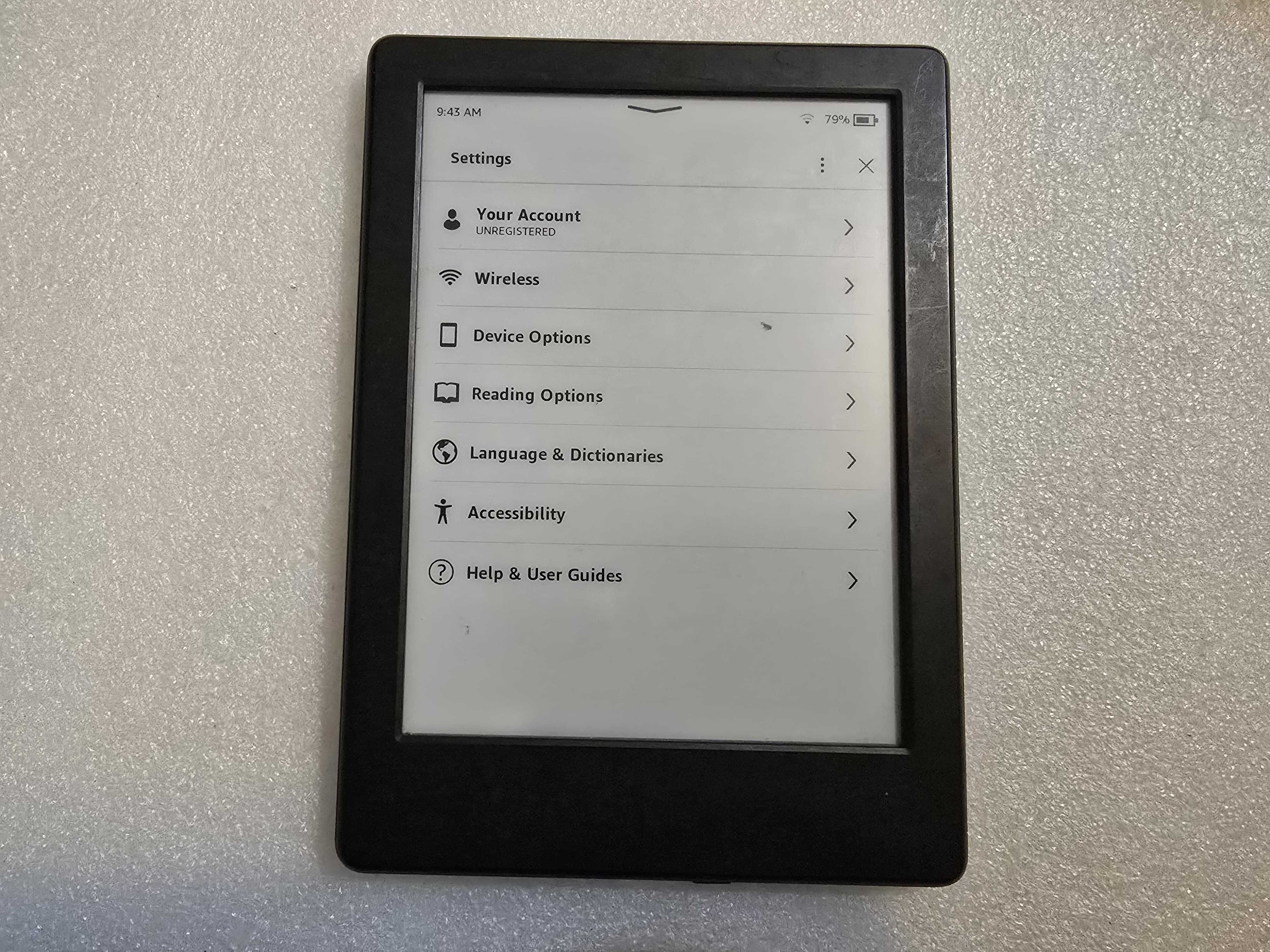 eReader Amazon Kindle Touch Screen (8th Generation) 4GB - poze reale