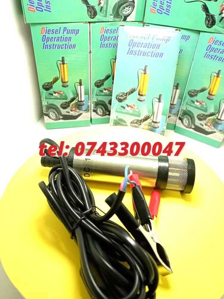 Pompa Transfer Lichid Submersibila Electrica 12v Ulei Carburant