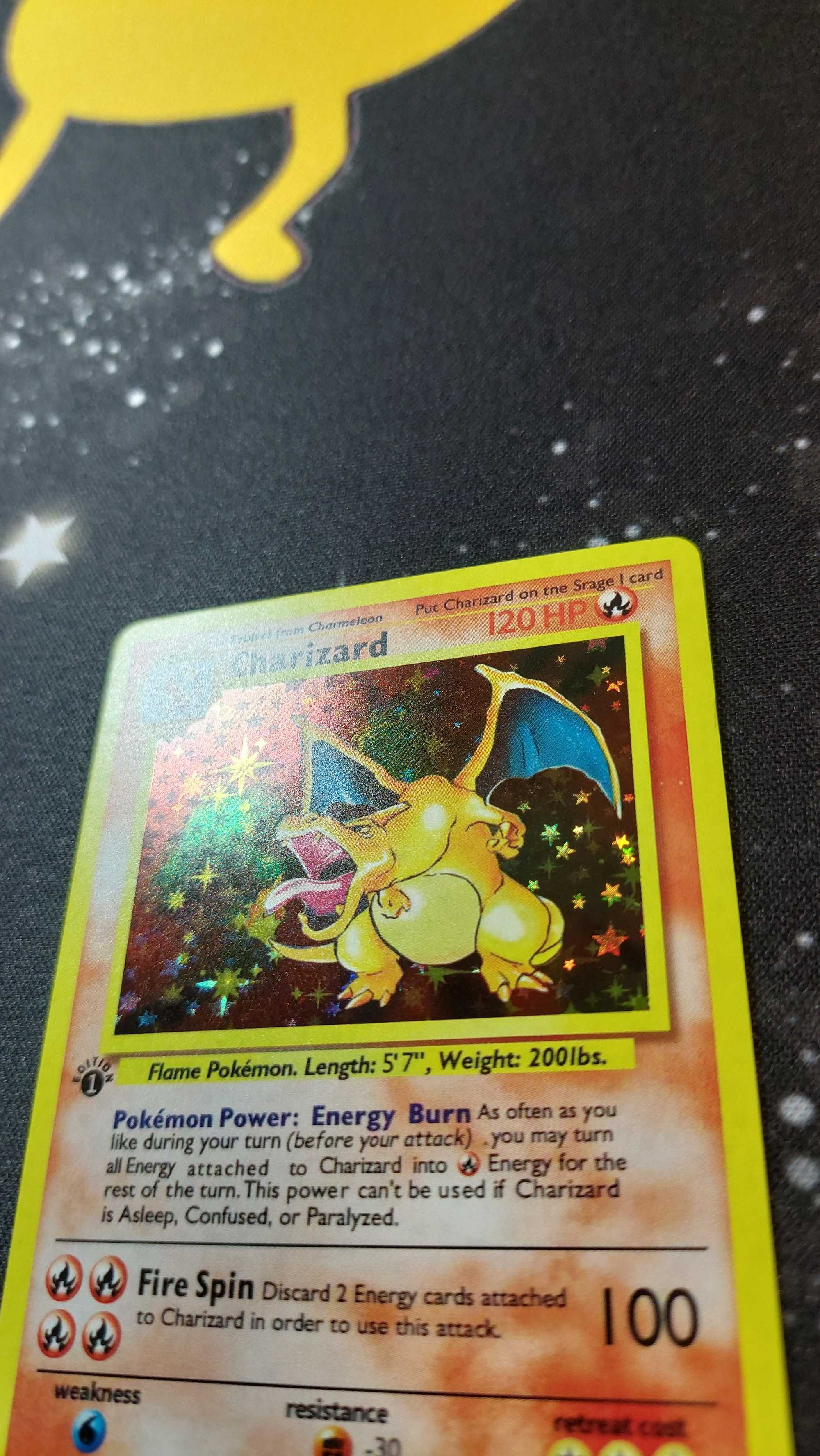 Cartonas pokemon Charizard 1st edition carte de joc jucarie copii