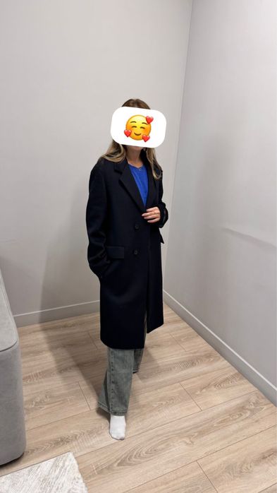 Продам новое кашемировое пальто корейского бренда.