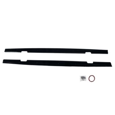 Добавка за прагове за BMW E92 M Performance - черен гланц