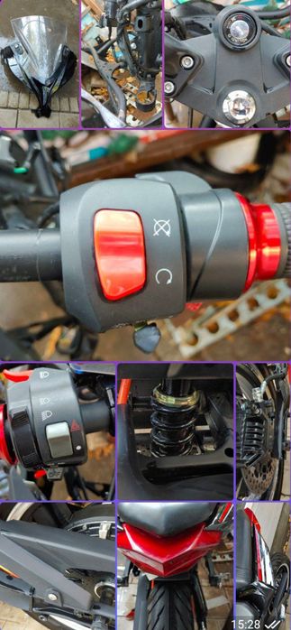 Электробайк запчасти. Kawasaki. R3. Китаец.