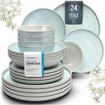 Set de vesela farfurii din ceramica 24buc - 6  persoane